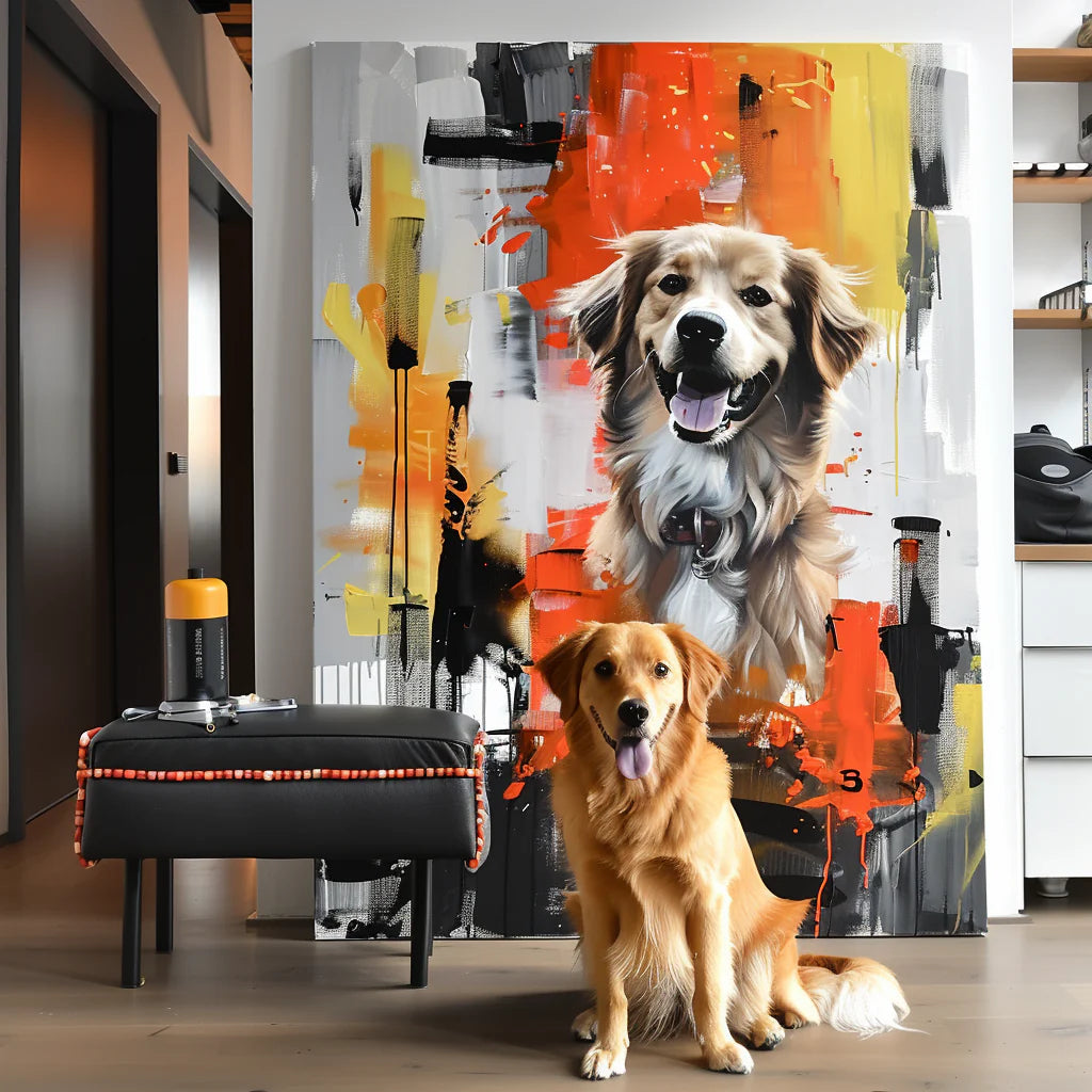 'The Beast on Fire' Special Edition Canvas