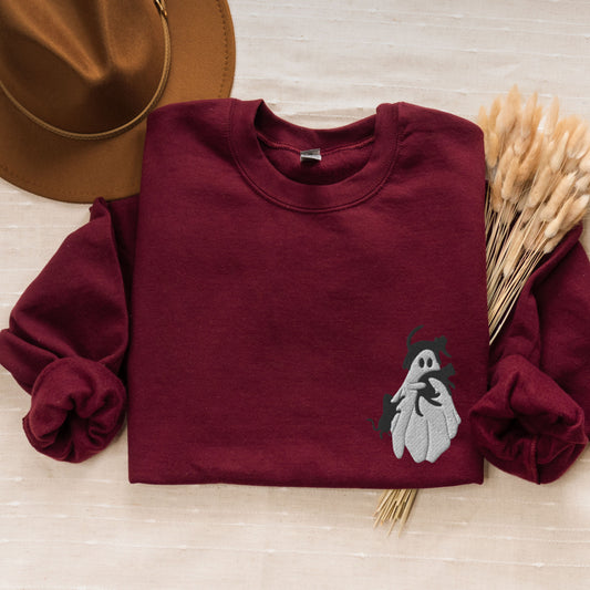 🎃🔥Embroidered Halloween Sweatshirt