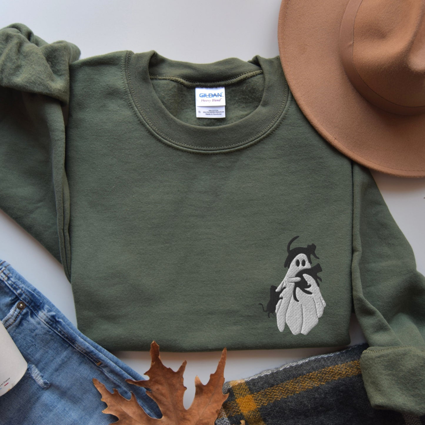 🎃🔥Embroidered Halloween Sweatshirt