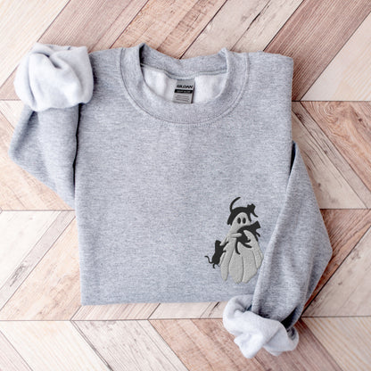 🎃🔥Embroidered Halloween Sweatshirt