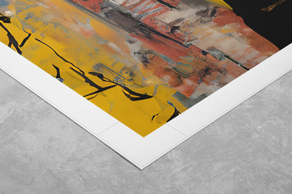 Black and Tan Dog Graffiti Pop Art Rolled Canvas