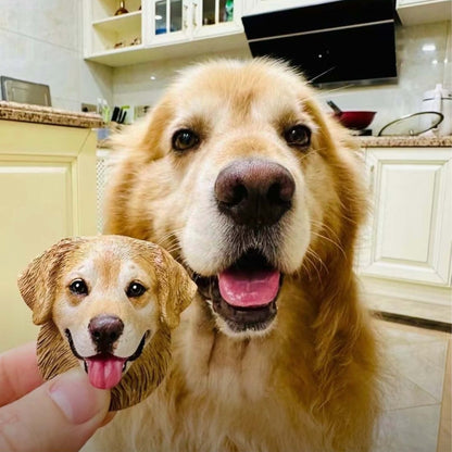 Custom Pet Sculpture – Multifunctional Pet Portrait Fridge Magnet and Car Air Freshener