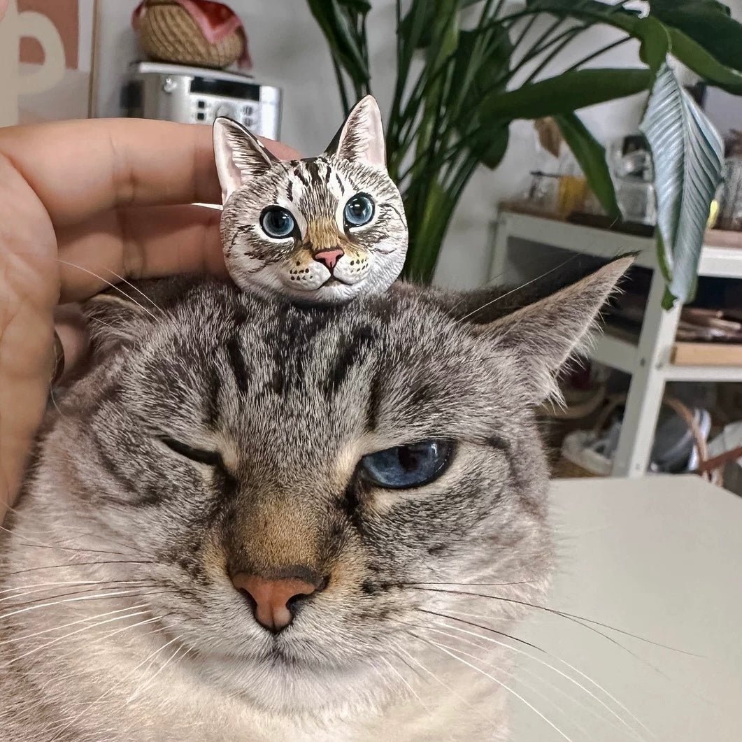 Custom Pet Sculpture – Multifunctional Pet Portrait Fridge Magnet and Car Air Freshener