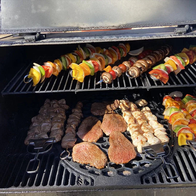 🔥Hot Sale Reusable 3 Way Grill Skewers - BBQ GrillSavant（buy one get one free）
