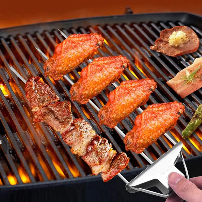🔥Hot Sale Reusable 3 Way Grill Skewers - BBQ GrillSavant（buy one get one free）