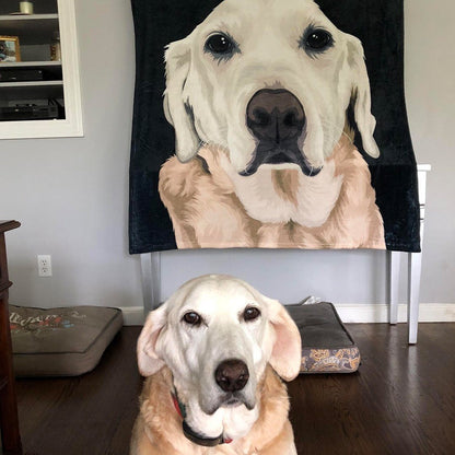 Your Pet on a Blanket