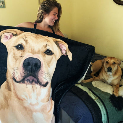 Your Pet on a Blanket