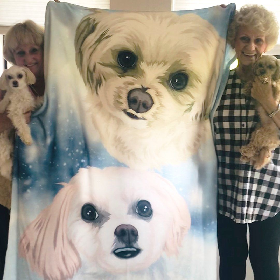 Your Pet on a Blanket