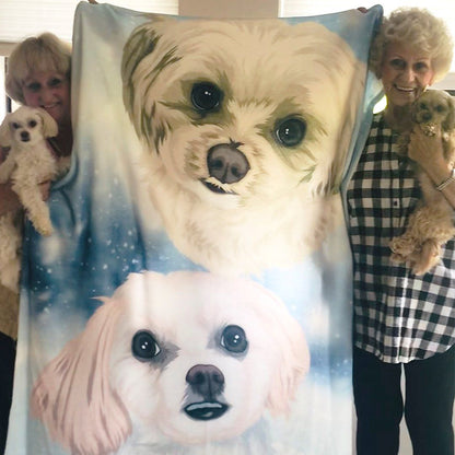 Your Pet on a Blanket